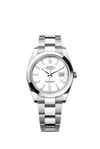DateJust 41 126300 904L Steel VSF 1:1 Last Batch White Dial On Oyster