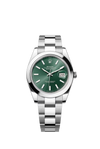 DateJust 41 126300 904L Steel VSF 1:1 Last Batch Green Dial On Oyster