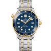 Seamaster Diver 300M Blue Dial Two Tone Yellow Gold ORF 1:1 Best Edition A8800