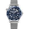 Seamaster 300 Blue Dial VSF 1:1 Last Batch On Stainless Steel Mesh Bracelet