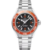 Seamaster Planet Ocean Orange Bezel 42mm 1:1 Last Batch Black Dial On Stainless Steel Bracelet