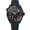 Seamaster Planet Ocean GMT Deep Black Ceramic 45.5mm VSF 1:1 Last Batch ZrO2 Ceramic Dial On Black Nylon Strap