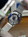 Seamaster 300 Blue Dial VSF 1:1 Last Batch On Stainless Steel Mesh Bracelet