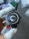 Seamaster Planet Ocean GMT Deep Black Ceramic 45.5mm VSF 1:1 Last Batch Black Grey Dial On Black Rubber Strap