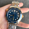 Seamaster Diver 300M Blue Dial Two Tone Yellow Gold ORF 1:1 Best Edition A8800