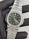 DDF Patek Philippe Nautilus 5711 Green Dial Diamond Bezel