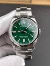 Rolex Oyster Perpetual 36 126000 904L Steel VSF V2 Last Batch Green Dial On Oyster Bracelet